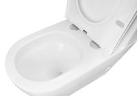 Унитаз-компакт Azario Grado 665х380х845 напольный, смыв "Торнадо", безободковый, с бачком и сидением микролифт арт-AZ-2141 UQ1 — фото 7, Напольные унитазы