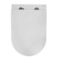 Унитаз подвесной Azario Eclat 520x365x365, безободковый, система слива "Скрытое Торнадо", с быстросъемным сидением микролифт арт-AZ-2381-A — фото 10, Подвесные унитазы