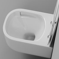 Унитаз подвесной Grossman Thin Rim (520х374х355) тонкий ободок,белый с тонкой крышкой,микролифт,смыв торнадо,1 место арт-GR-5605SQ — фото 6, Подвесные унитазы