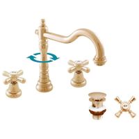 Товар: MORAVA RETRO - смеситель для умывальника, CLICK-CLACK, ЦВЕТ ЗОЛОТО арт-MK332.5Z - фото 1 MORAVA RETRO - смеситель для умывальника, CLICK-CLACK, ЦВЕТ ЗОЛОТО арт-MK332.5Z — фото 1, Смесители для раковины