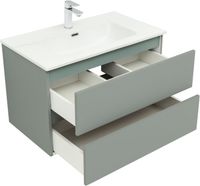 Товар: Тумба с раковиной Aquanet Вега 2.0 80 2 ящ. цв.мисти грин (раковина Ирис) 00344749 - фото 13 Тумба с раковиной Aquanet Вега 2.0 80 2 ящ. цв.мисти грин (раковина Ирис) 00344749 — фото 13, Тумбы с раковиной