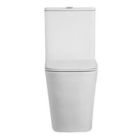 Унитаз-компакт Azario ESCONDA 355х620х805 напольный, безободковый, слив "Торнадо", в комплекте с быстросъемным сиденьем микролифт арт-AZ-1255A — фото 3, Напольные унитазы