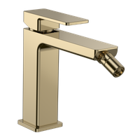 AQM6816GG Savona Смеситель для биде, гладкий, подводка 1⁄2", золото — фото 1, Смесители