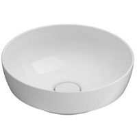 Раковина GLOBO T-EDGE полувстраиваемая без отверстий цвет белый арт-B6T38BI — фото 1, Раковины накладные