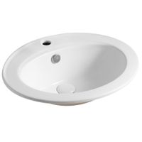 Раковина Azario 560х490х200 встраиваемая сверху, белая арт-AZ-T808 — фото 3, Раковины встраиваемые сверху