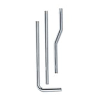 Смывная труба GLOBO PAESTUM наружного монтажа цвет хром BA005 — фото 1, Комплектующие для туалета