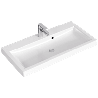 Товар: Подвесная тумба в цвете белый глянец с одним выдвижным ящиком и полкой, скрытой за фасадом, с умывальником из литьевого мрамора Ver.01.08/W - фото 1 Подвесная тумба в цвете белый глянец с одним выдвижным ящиком и полкой, скрытой за фасадом, с умывальником из литьевого мрамора Ver.01.08/W — фото 1, Тумбы с раковиной