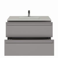 Тумба под раковину Allen Brau Eclipse 80 1.E1002.PGM 2.0 платина матовый — фото 2, Тумбы под раковину