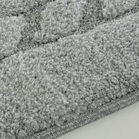 Товар: Коврик д/ванной комнаты 60х120 см., вышивка логотип КОРОНА, серый, окантовка серебро 31914 - фото 3 Коврик д/ванной комнаты 60х120 см., вышивка логотип КОРОНА, серый, окантовка серебро 31914 — фото 3, Коврики для ванной комнаты