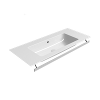 раковина подвесная/встраиваемая PURA 102x46 белый арт-8833111 — фото 3, Раковины подвесные