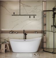 Ванна отдельностоящая Grossman Galaxy (170х75х72) цвет белый,1 место арт-GR-2102 — фото 3, Акриловые ванны