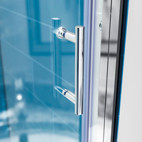 Душевой угол Veconi Rovigo RV-055BT, 1500х900х1950, черный матовый, тонированное стекло RV055BT-15090-05-C8 — фото 2, Душевые уголки