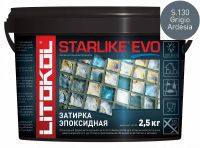 Затирка эпоксидная Litokol STARLIKE EVO S.130 GRIGIO ARDESIA 485180003 — фото 1, Затирка для плитки
