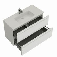 Тумба под раковину Allen Brau Eclipse 80 1.E1002.WM 2.0 белый матовый — фото 1, Тумбы под раковину