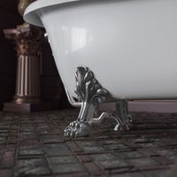 Товар: MILADY Ванна 185x82xH74 см. на лапах "LEONE" LUX, белая, слив/перелив хром 26241 - фото 3 MILADY Ванна 185x82xH74 см. на лапах "LEONE" LUX, белая, слив/перелив хром 26241 — фото 3, Ванны