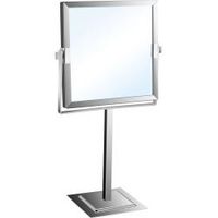 Зеркало косметическое настольное квадратное двустороннее 08005.B — фото 1, Косметические зеркала