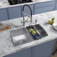 Смеситель Reflexion Lago RX9902GD для кухни с гибким изливом и подключением к фильтру, брашированное золото — фото 17, Смесители для кухни