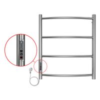 Полотенцесушитель электрический AZARIO VERONA 500/600 4 секции, диммер слева, хром арт-AZ04756 — фото 3, Электрические полотенцесушители