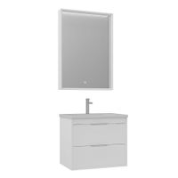 Товар: Тумба с раковиной ORKA Clay 65 подвесная, белый матовый 5004379 - фото 1 Тумба с раковиной ORKA Clay 65 подвесная, белый матовый 5004379 — фото 1, Тумбы с раковиной