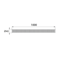 Товар: ПВХ-труба 1м. с гладкой внутр. поверхностью (удлинитель сифона) арт-125317 - фото 3 ПВХ-труба 1м. с гладкой внутр. поверхностью (удлинитель сифона) арт-125317 — фото 3, Гофры и отводы