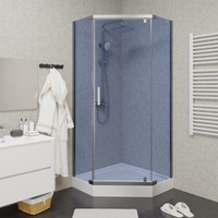 Ограждение VIVA90B N душевое Ceruttispa без поддона (90x90x195) — фото 125, Прямоугольные душевые уголки