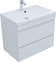 Тумба с раковиной Aquanet Нота new 75 цв.белый глянец 00335871 — фото 6, Тумбы с раковиной