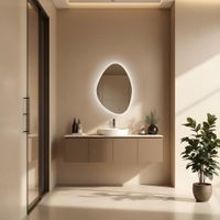 Зеркало ABBER Teil с подсветкой, бесконтактный выключатель, диммер арт-AG6502S — фото 2, Зеркала в ванную комнату