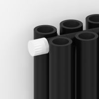 Отопительный радиатор Сунержа Эталон-00 EU50 1800х213 3 секции Матовый чёрный 31-0335-1803 — фото 1, Радиаторы отопления