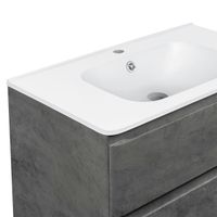 Раковина VCB-2VP800W из искусственного камня, цвет белый — фото 2, Раковины встраиваемые сверху