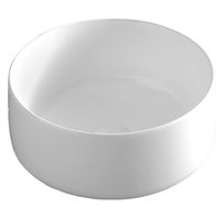 Раковина Artceram Cognac Quadro накладная без отверстий saniglaze цвет белый арт-COL004 01 34 — фото 3, Раковины накладные