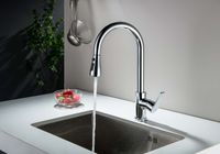 Товар: ЛУГАНО смеситель для кухни с вытяжным изливом 2 jet арт-AQ1784CR - фото 4 ЛУГАНО смеситель для кухни с вытяжным изливом 2 jet арт-AQ1784CR — фото 4, Смесители для кухни