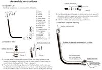 Слив-перелив Allen Brau Priority 5.31027-31 click-clack Черный матовый — фото 3, Сливы-переливы
