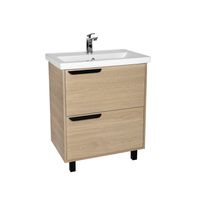 Тумба под раковину VIANT КЕЛЬН 60 напольная светлое дерево арт-VKEL60FOSD-T2Y — фото 9, Тумбы под раковину