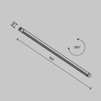Светильник Technical C149CL-L900-24W3K-B — фото 2, Подвесные светильники