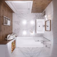 Ванна Gamma 130 арт-Щ0000028715 — фото 9, Акриловые ванны