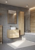 Столешница ЛИБЕРТИ 75, дуб эльвезия 1A281003LYC70 — фото 7, Столешницы под раковину