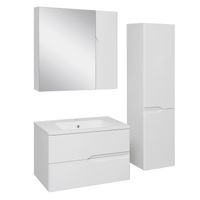 Шкаф-пенал подвесной PALERMO 40 /правый/ AQUA DE MARCO 3040CPAL/R — фото 4, Шкафы для ванной