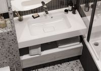 Раковина РИЧМОНД 100, белая 1A70603KRD010 — фото 4, Раковины