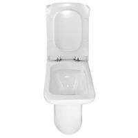 Унитаз-компакт Azario Glory 380х680х812 напольный, безободковый с быстросъемным сиденьем микролифт арт-AZ-49 — фото 4, Напольные унитазы