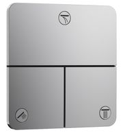 Вентиль, Hansgrohe, ShowerSelect Comfort Q, для 3 потребителей, тип вентиля-переключающий, тип установки-настенный встраиваемый, внутренняя часть-необходимо заказать, цвет-хром арт-15587000 — фото 1, Комплектующие для душевого оборудования