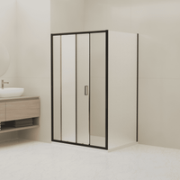 Товар: Душевой уголок RGW CL-133B (CL-13B + Z-03B) 1500x800, профиль черный, арт-060913358-44 - фото 2 Душевой уголок RGW CL-133B (CL-13B + Z-03B) 1500x800, профиль черный, арт-060913358-44 — фото 2, Прямоугольные душевые уголки