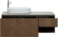 Тумба под раковину Allen Brau Infinity 120 1.21006.NO L дуб — фото 4, Тумбы под раковину