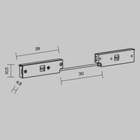 Комплектующие для систем освещения с токоведущими элементами Technical арт-TRA184CPC-1B-7.5 — фото 6, Комплектующие для освещения