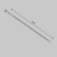 Светильник Technical C100CL-L1000-24W3-6K-B — фото 4, Светильники