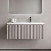 Тумба подвесная SANCOS Snob R 1.0 995х445х406, c одним ящиком оснащенным доводчиками, Doha Soft , арт.SNR1.0100RSM — фото 1, Тумбы под раковину