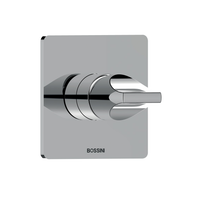 Смеситель Bossini Apice для ванны и душа встраиваемый внешняя часть на 1 потребителя цвет никель шлифованный арт-Z00504.094 — фото 1, Смеситель для душа