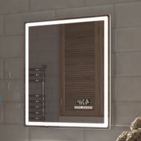 Зеркало с подсветкой VIGO Geometry Media voice 600 арт-044 — фото 4, Зеркала в ванную комнату