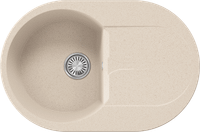 Кухонная мойка Polygran ATOL-760 No327 Кремовый 854857 — фото 1, Кухонные мойки