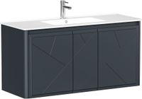 Тумба под раковину Allen Brau Paris 120 1.360004.AM антрацит матовый — фото 1, Тумбы под раковину