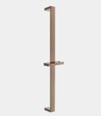 Штанга для душа, Gessi, Rettangolo shower, длина штанги, мм-615, держатель ручного душа-есть, цвет-медь брашированная PVD (Copper Brushed PVD) арт-20144.708 — фото 1, Штанги для душа